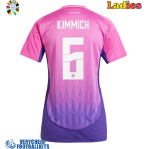 Germany Joshua Kimmich #6 Replica Away Shirt Ladies Euro 2024 Short Sleeve